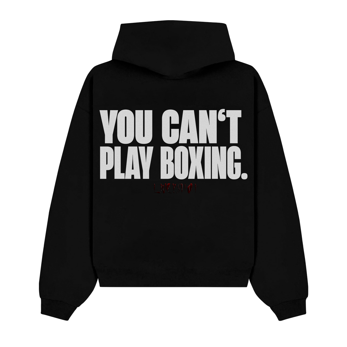 YOU CAN’T PLAY BOXING HOODIE BLACK