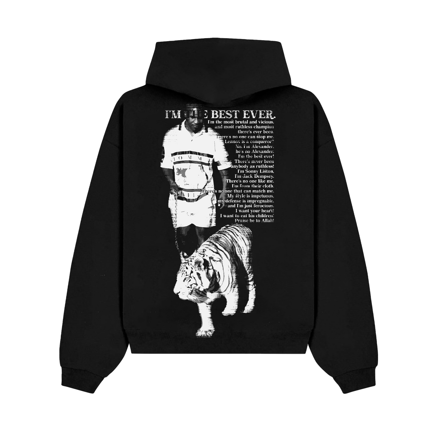 MIKE TYSON HOODIE BLACK