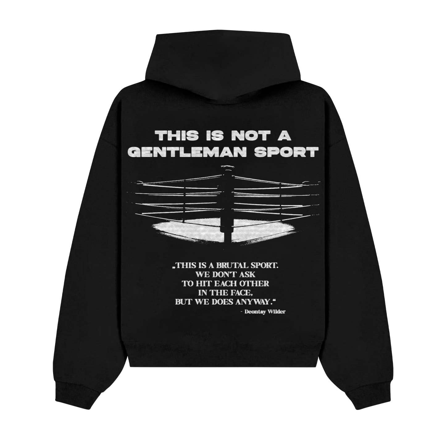 NOT A GENTLEMAN SPORT WILDER HOODIE BLACK
